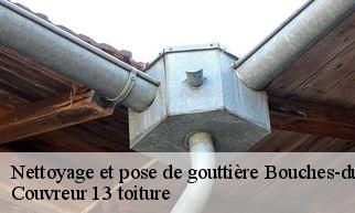 Nettoyage et pose de gouttière 13 Bouches-du-Rhône  Couvreur 13 toiture