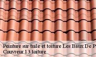 Peinture sur tuile et toiture  les-baux-de-provence-13520 Couvreur 13 toiture